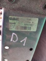 Радиатор охлаждения DAF105XF
